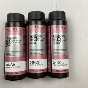 Redken Shades EQ Gloss Bundle lot of 3 Bottles 04NCh Dark Chocolate NEW!